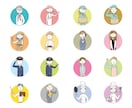 ビジネス・SNS用シンプルイラスト10点〜作ります 商用OK!使えるベクターイラストを今だけ特別価格で提供 イメージ6