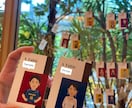 そのまま入稿可能！結婚式のエスコートカード作ります 会場が盛り上がる似顔絵エスコートカード！印刷データで納品 イメージ2