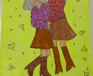 AKARI&TOMOMIフルカラー提供致しますます AKARI&TOMOMIフルオールカラー、描きます。 イメージ5