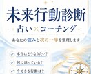 未来行動診断で強みを占います 占い×コーチングで行動のヒントを届けます イメージ1