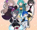 かわいく目を惹くイラストを提供します アイコンやサムネイル、動画イラストなどに！ イメージ1