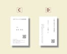 開運名刺｜印刷100枚込｜スピード作成します 【個人事業主・自宅開業・一人親方】ロゴ無し名刺 イメージ4