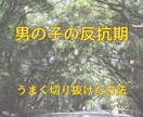 男の子の反抗期に悩むあなたのお話聞きます 私が上手く切り抜けた方法、お話できます イメージ1