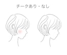 シンプルな横顔アイコン作成致します シンプルなアイコンがお好みな方におすすめです★ イメージ5
