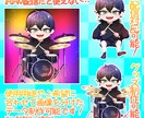 商用利用込！！ちびキャラ全身イラスト制作します 華やかな色彩で、グッズ映え/配信映え/画面映えします！ イメージ3