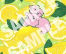 ピンクのカバさんのSNSアイコンを描きます かわいいアイコンをお求めの方へ イメージ4