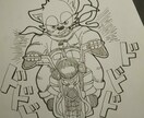簡単なアナログイラストを描きます 他より安くアナログイラストを購入したい方におすすめです イメージ1