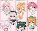 表情二種制作！デフォルメイラストお描きします 商用利用・グッズ作成可能なミニキャライラストの制作 イメージ2
