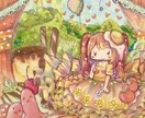 同人CDジャケット描きます ゆるくて可愛いジャケットイラストをお届けします イメージ1