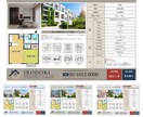 賃貸募集図面(マイソク)のテンプレートをお渡します 不動産賃貸の募集図面を簡単に作成できるCanvaテンプレート イメージ2