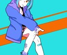 イラスト作成します ポップでダークなイラストを描きます。 イメージ3