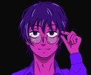 アイコンなどに使える魅力的なイラストを描きます SNSのアイコンや背景、立ち絵などをご依頼にそって描きます。 イメージ4