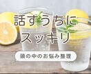 頭の中お話しながら整理します 話していくうち、心が軽くなる。まとまらない時の壁打ちに イメージ1