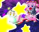 動画、生配信に必要なサムネイルイラストを描きます ゲーム、歌枠などテーマの内容に沿った素材絵を描きます。 イメージ9