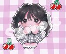 SNSで使えるデフォルメ全身イラスト制作します 量産型･地雷系などかわいい世界観が好きな方へ イメージ1