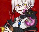 表情差分付きの立ち絵イラスト制作致します 差分二つサービス中！TRPGや動画用素材にどうぞ！ イメージ4