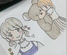 シンプルなイラスト描きます 手描きで線画、コピック絵を描きます イメージ1