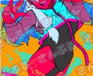 アイコン描きます (2次配布等の防止で狛戌のサインが入ります) イメージ1