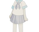 キャラデザからご相談可！水彩風立ち絵制作します TRPGなどに！水彩特有の柔らかな雰囲気が特徴です！ イメージ5