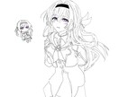 表情無料あり　TRPG等に使える立ち絵描きます 表情豊かな立ち絵のイラストを描きます！ イメージ3