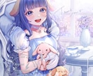 パッと目を惹くときめくようなイラストを制作致します YouTubeや配信用サムネイル、返礼品等描かせて頂きます！ イメージ4