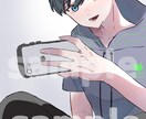お好みのイラストお描きします 綺麗な目を好んでおりますラフ修正何回でも無料です！ イメージ2