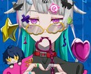 アイコンなど、イラスト全般お描きします かっこかわいいキャライラスト！ イメージ2