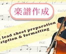 現場仕様の楽譜【リードシート・清書】制作いたします バンドやジャムセッションに使える、あなたと共演者のための楽譜 イメージ1