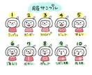 シンプルだけど目を引くSNS用のアイコンを描きます ピンクのほっぺたがパッと愛らしいシンプルな線画イラスト イメージ7