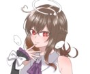 商用利用可!ココナラ最安値で描きます 歌ってみたイラスト、アイコン、全身絵、ミニキャラ絵も! イメージ5
