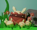 NFT用3Dモデリング承ります お取引後も安心の長期間サポート イメージ9
