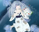 可愛いイラストを描きます かわいいサムネなどを描きます。 イメージ1