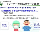 社内研修「トレーナー初級研修③」を提供します そのままでも使える台本付きパワーポイントデータです。 イメージ8