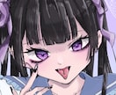 地雷系・量産型も❣️可愛い女の子アイコン描きます ポップ・水彩・厚塗りなど幅広い絵柄に対応できます◎ イメージ1