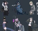 可愛いアイコン描きます 少し独特なタッチで女の子描かせていただきます！ イメージ2