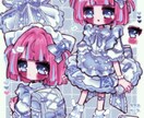 キャラクターデザイン、コテキャシートなどを描きます フリフリ、ロリータ、地雷系量産型、女の子のデザインなど イメージ5