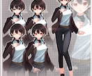 キラキラした美少女キャラクターイラスト承ります 甘そうな美少女キャラのデザインやイラストを制作致します！ イメージ8