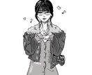 お客様のポップで可愛い似顔絵を描きます 記念になる印象に残るポップなイラスト イメージ2