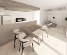 格安で複数パターン比較okの住宅パース制作します こだわる新築施主様に！色・家具を比較できる住宅パース制作 イメージ4