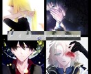 きっと人の目を惹く美麗なアイコンを描きます 儚いからダークまで、顔の良い男女ならお任せください！ イメージ2