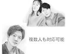 日常にアートを。温かい素描タッチで似顔絵を描きます 写真を超えた温もりを。大切な思い出を軽やかな鉛筆画にします。 イメージ2