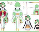 女の子の立ち絵・1枚絵をお描きいたします 配信・ゲーム・キャラクターデザイン等お待ちしております。 イメージ5