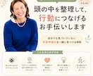 頭の中を整理して、行動につなげるお手伝いします 自分でも気づいていない本音や強みを一緒に見つける時間 イメージ1