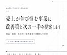 売上が伸び悩む事業に次の一手を提案します 一般論ではなく、事業に合った改善策をご提案します イメージ1