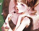 レトロおしゃれなガールズイラスト制作致します あなただけの可愛いGIRLsお描きします♡ イメージ5