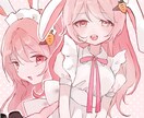 お試し★2000円★で腰あたりまで描きます ゆるふわ雰囲気のイラストです♪ イメージ6
