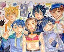 シールコラージュのアナログイラストをお描きします アナログでしか出せない特別な煌めきをご提供します✩ イメージ1