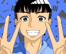 オリジナルのアイコンを作成します 顔写真などをもとにしてアイコンを作成させていただきます。 イメージ1