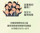 面倒な社保手続き（労働保険・雇用保険）請け負います 従業員を初めて雇用するときに必要な事です。健康保険は別です。 イメージ1