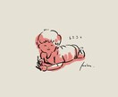 赤ちゃんや小さいお子様、ペットのイラスト描きます デフォルメ風のかわいいイラストです。 イメージ4